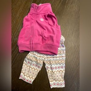 3 month vest and pants outfit